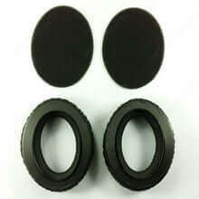 Sennheiser annular earpads with foam disc for HD 525/535, genuine replacement parts.
