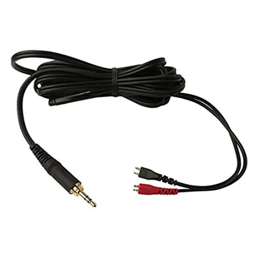 Sennheiser spare cable featuring a steel design, 3 meters long, with a 3.5mm to 6.35mm adapter for HD480 headphones.