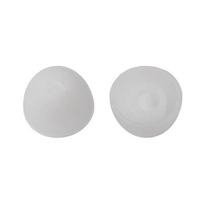 Sennheiser silicone earpads with foam insert in white, suitable for models 830, 840, and 900, displayed in a product image.