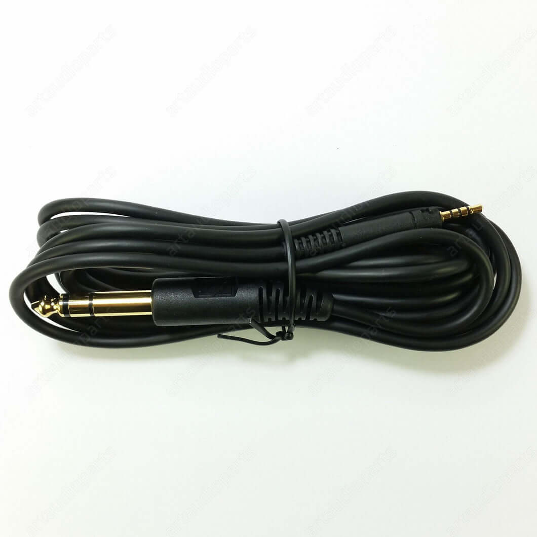 Sennheiser connecting cable with 3M length, featuring a 2.5mm to 6.35mm jack plug, designed for HD518 and HD558 headphones.
