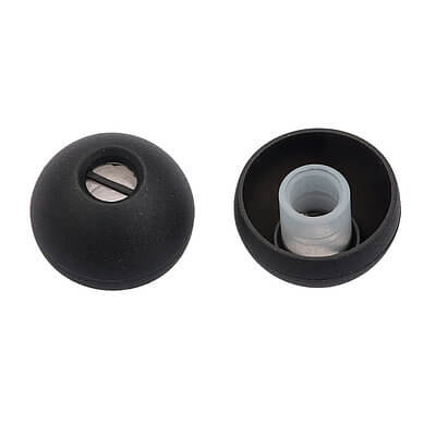 Sennheiser Ear Sleeve 'L' Black - 10PCS Replacement Set for Optimal Comfort