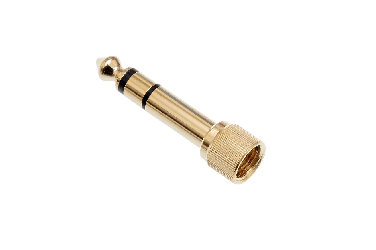 Sennheiser 1/4 inch jack adapter for headphones, designed for compatibility with HD series models.