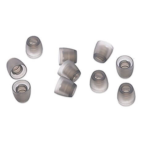 Sennheiser SPARES Ear Adapter XS in translucent black, 5 pairs for Momentum, M2, HD1, and CX series.