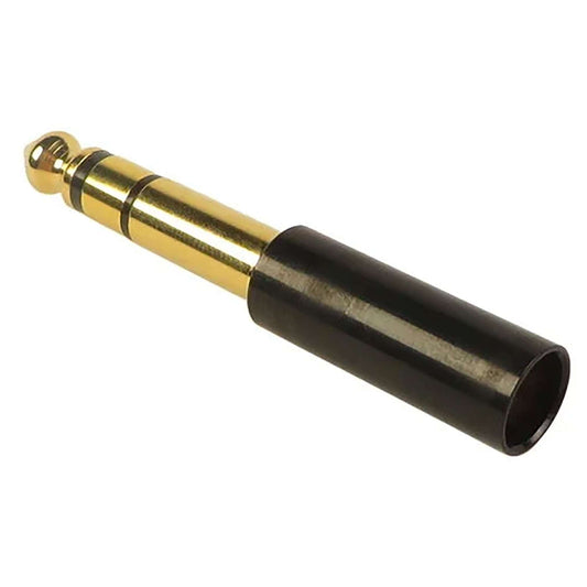 Sennheiser 3.5mm to 6.3mm adapter jack designed for HD 25 headphones, showcasing its sleek design and functionality.