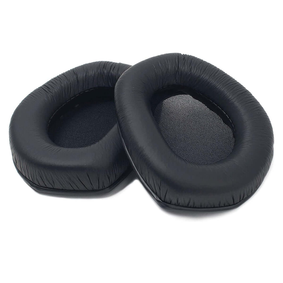 A pair of black replacement earpads designed for Sennheiser HDR 165 and 175 headphones.