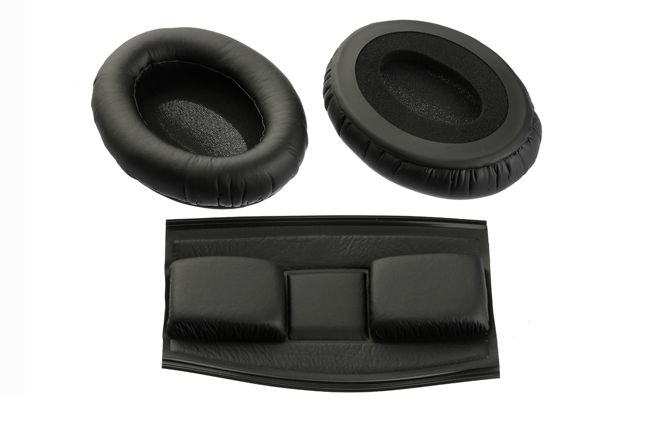 Sennheiser HD 280 PRO earpads and headband pad set compatible with 2016 versions, displayed in a clear view.