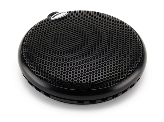Samson CM11B surface-mount omnidirectional boundary microphone with phantom power, displayed on a white background.