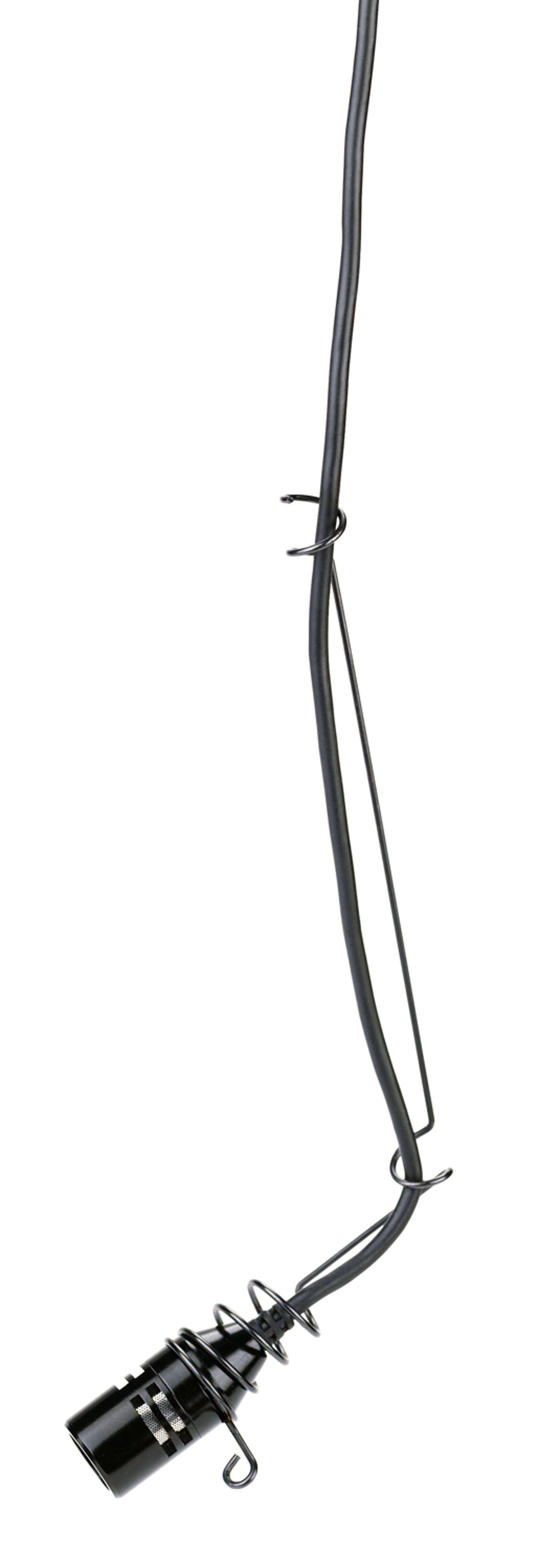 Samson CM12C hanging mini condenser choir microphone in black with phantom power.
