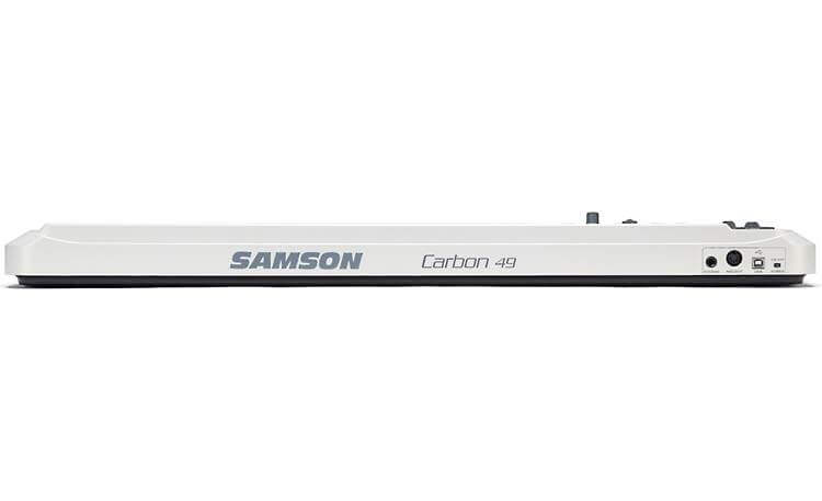 Samson Carbon 49 - 49-Key USB MIDI Keyboard Controller with Assignable Controls and iPad Stand, includes Komplete Elements Software.
