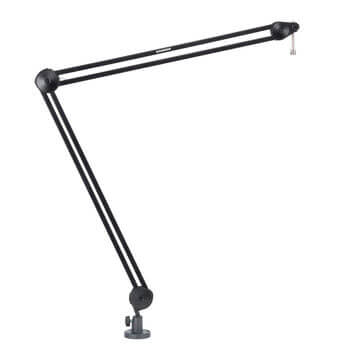 Samson MBA48 - 48 inch Mounting Microphone Boom Arm in an opened profile view.