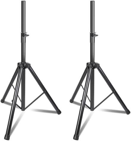 Samson SP100 heavy-duty speaker stand with adjustable height and 50kg load capacity.