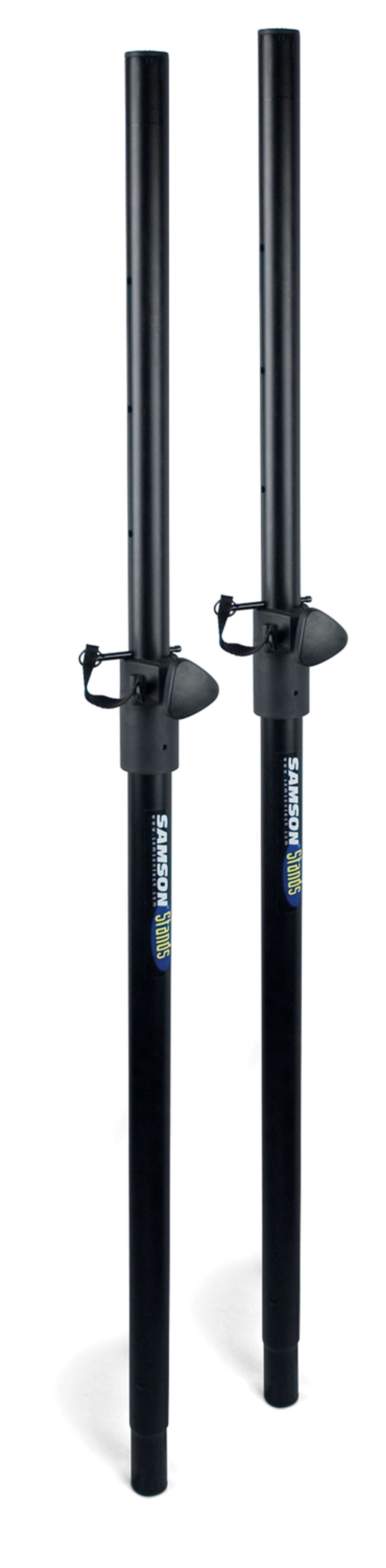 Samson TS20 pair of telescopic mounting poles with adjustable height up to 56 inches.