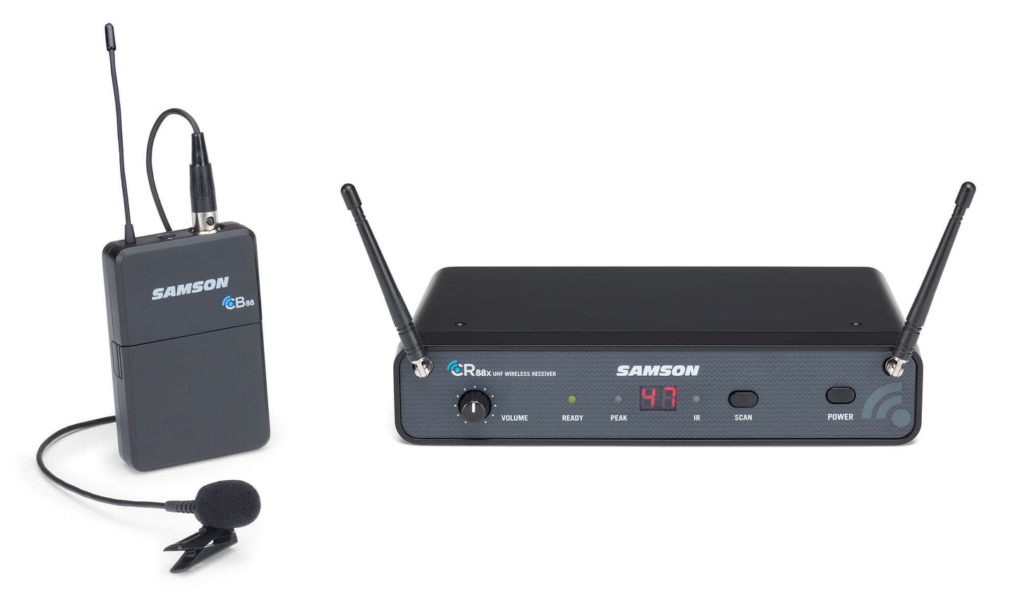 Samson Concert 88x LM5 UHF Wireless System featuring LM5 Lavalier Microphone