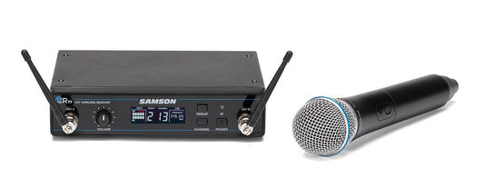 Samson Concert 99 Q8 UHF Wireless System featuring a Q8 handheld microphone.