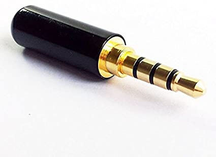 Samson ZA DC300SSK screw-on cable with Sennheiser 3.5mm connector for SE/DE microphones in tan color.