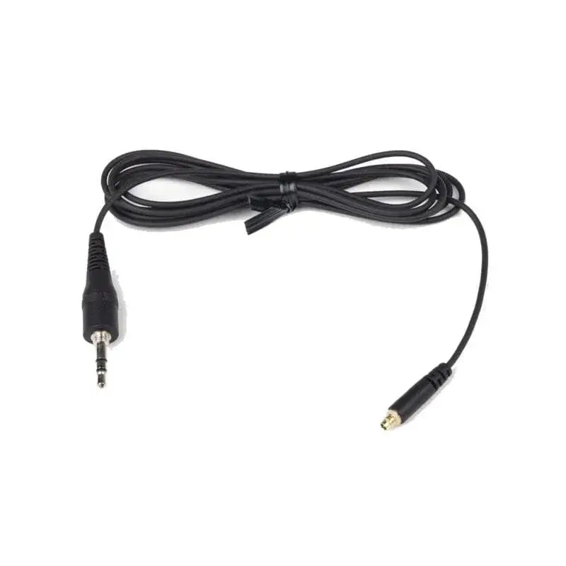 Samson ZM C50 detachable 2.5mm cable for SE10 and SE50 headset microphones in black color.