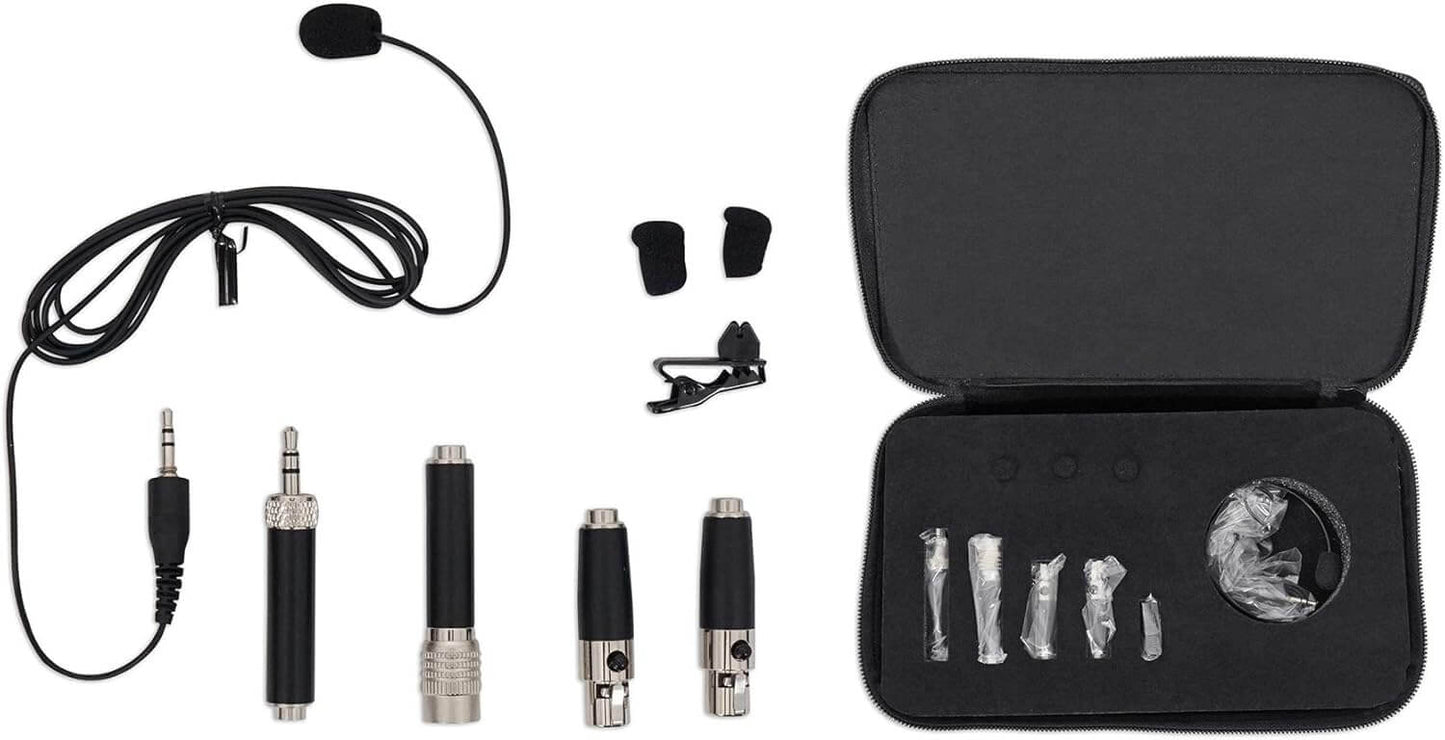 Samson ZM LM10BM Lavalier Microphone with Sennheiser 3.5mm Connector in black color