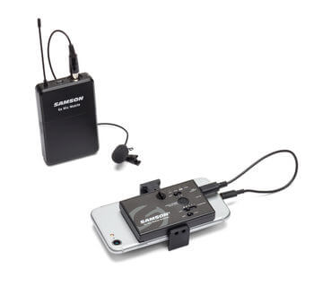 Samson ZT GMM Lav PXD2 Beltpack Transmitter with LM8 Lavalier Microphone for Go Mic Mobile System