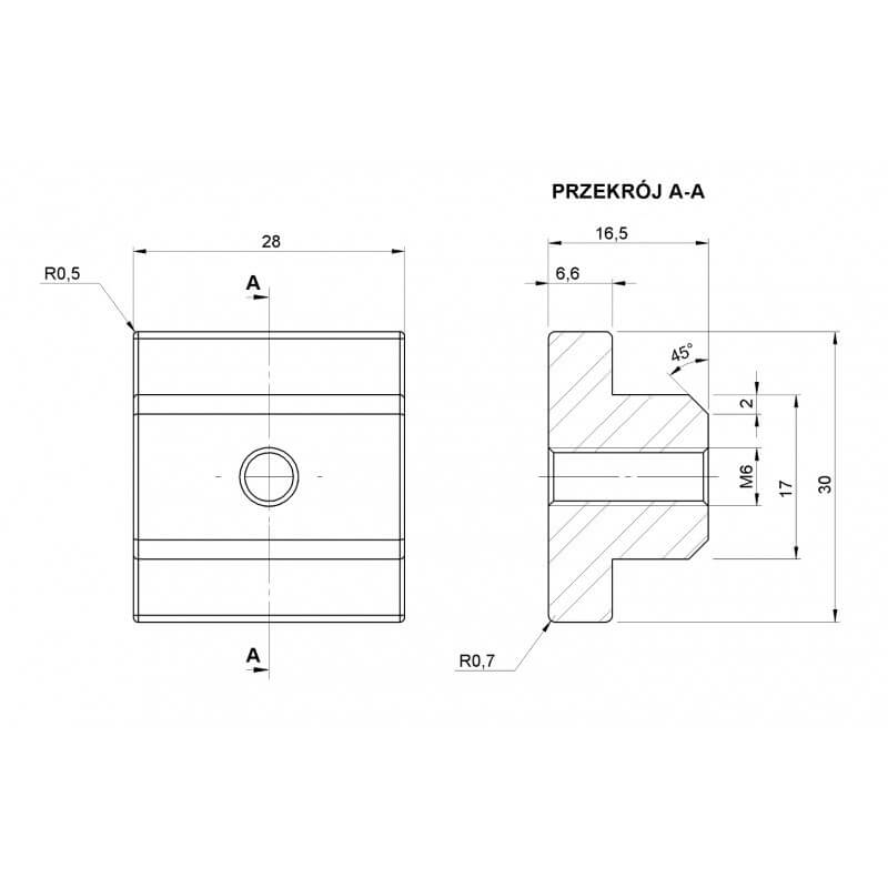 Self-leveling insert for stage systems by ALUSTAGE, model W.SCD 03.