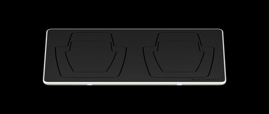 Front view of the Sennheiser CHG 2W Wireless Charging Base with External Power Supply