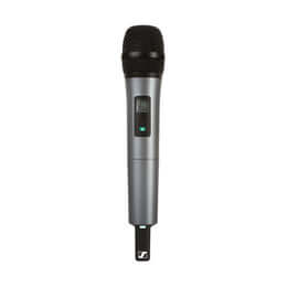 Sennheiser XSW 1-825-B Wireless Handheld Vocal Set, featuring a handheld microphone and receiver, 10 Channel UHF, 614-638MHz