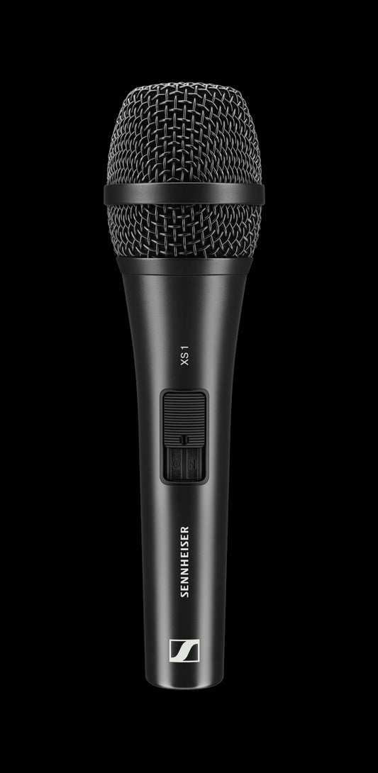 Sennheiser XS 1 Vocal Dynamic Cardioid Handheld Microphone with Lockable Mute Switch, 55-16000Hz, front view