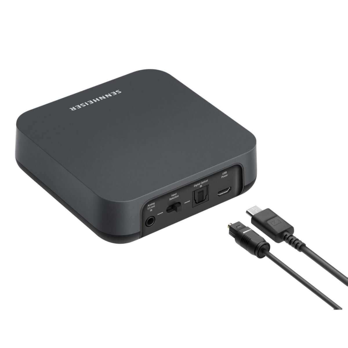 Sennheiser BT T100 Bluetooth Audio Transmitter with 1.5m USB A to USB Micro-B Charging Cable