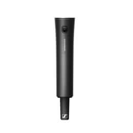 Image of the Sennheiser EW-D SKM-S Base Set (S1-7) including a receiver and handheld transmitter without a capsule, operating in the 606.2-662MHz frequency range.