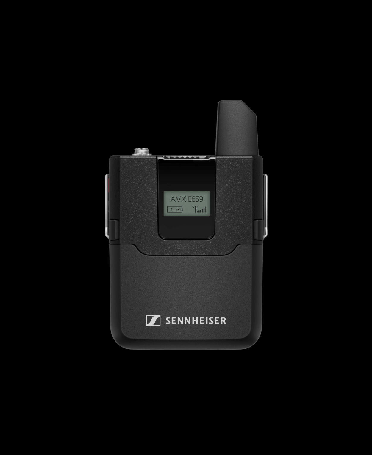 Sennheiser AVX ME2/835 SET-3-EU Handheld Lavalier Set, featuring 12 channels and operating at 1880-1900MHz, with an image of the product including the handheld microphone and lavalier.