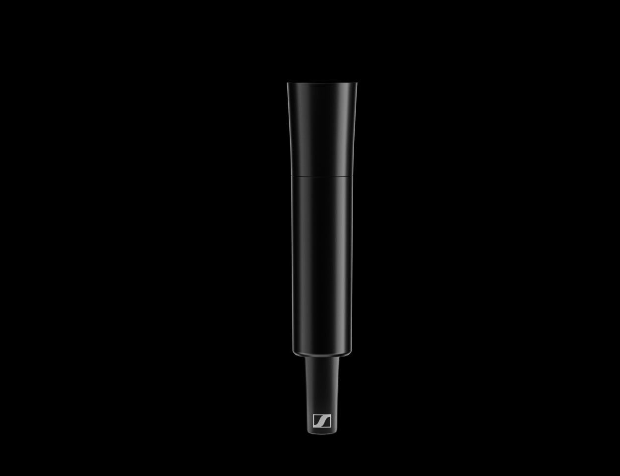 Front view of the Sennheiser EW-DX SKM (S1-10) Handheld Transmitter without a capsule.