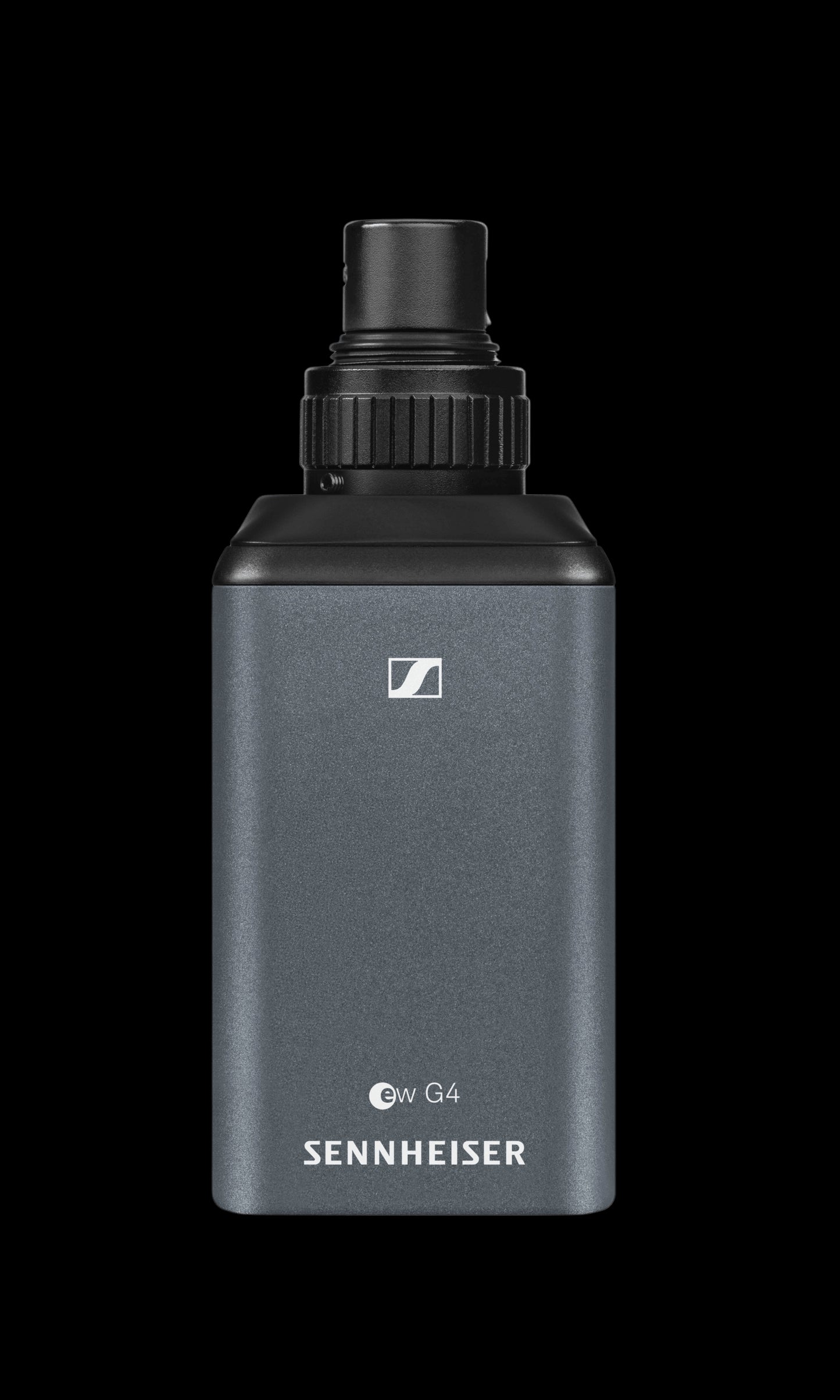 Front view of the Sennheiser SKP 100 G4-B Plug-on Transmitter, covering the frequency range of 626-668MHz