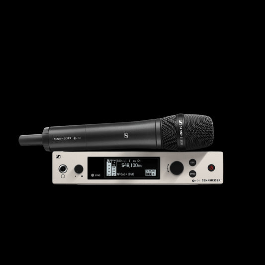 Sennheiser EW 500 G4-965-BW Wireless Vocal Set, 626-698MHz, shown with a microphone and receiver