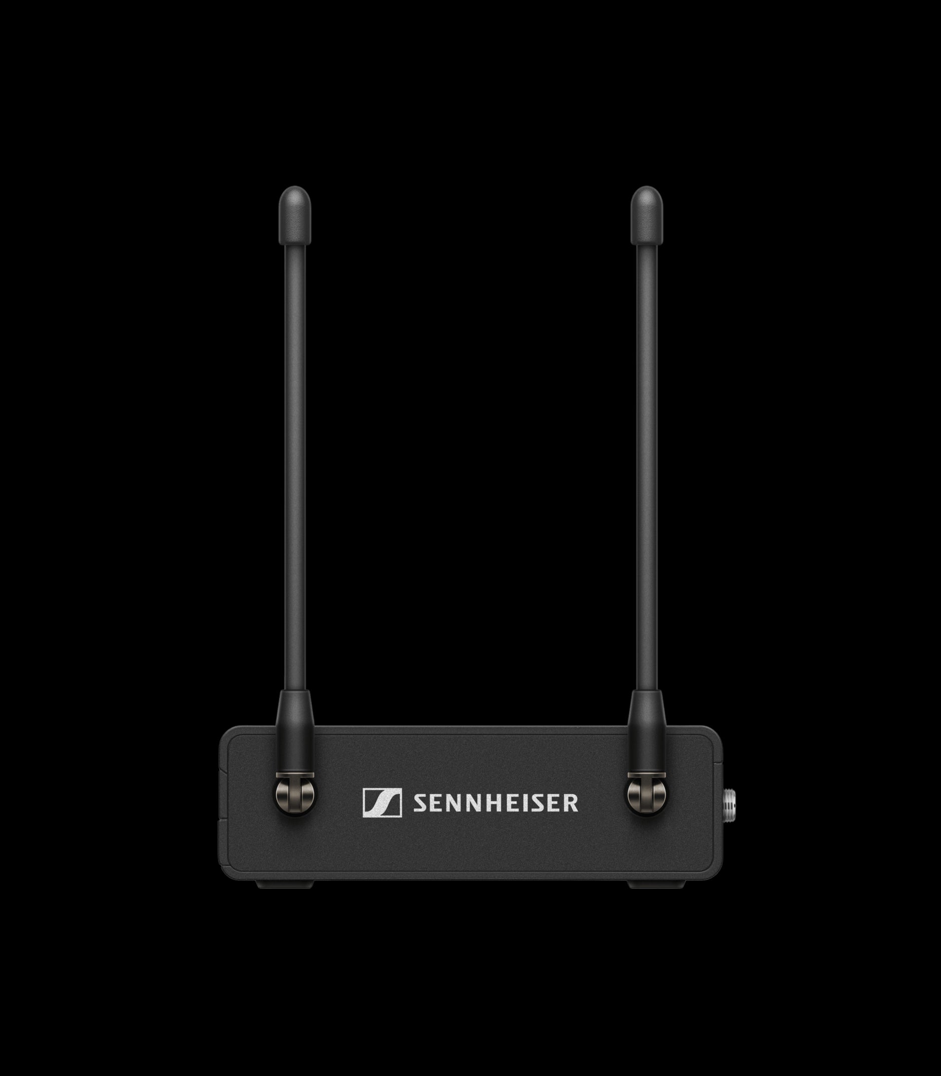 Back view of the Sennheiser EW-DP 835 SET (S1-7) Wireless Vocal Set, showcasing the product's design and features.