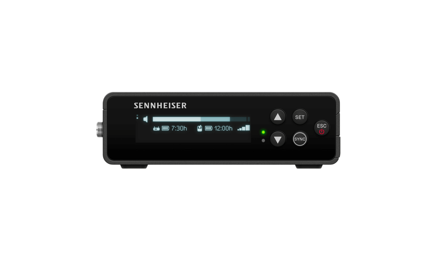 Sennheiser EW-DP EK Digital UHF Camera-Mount Receiver front view