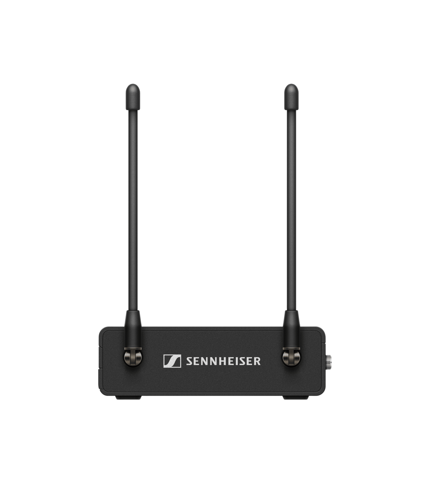 Sennheiser EW-DP EK Digital UHF Camera-Mount Receiver, showcasing the back view of the device.