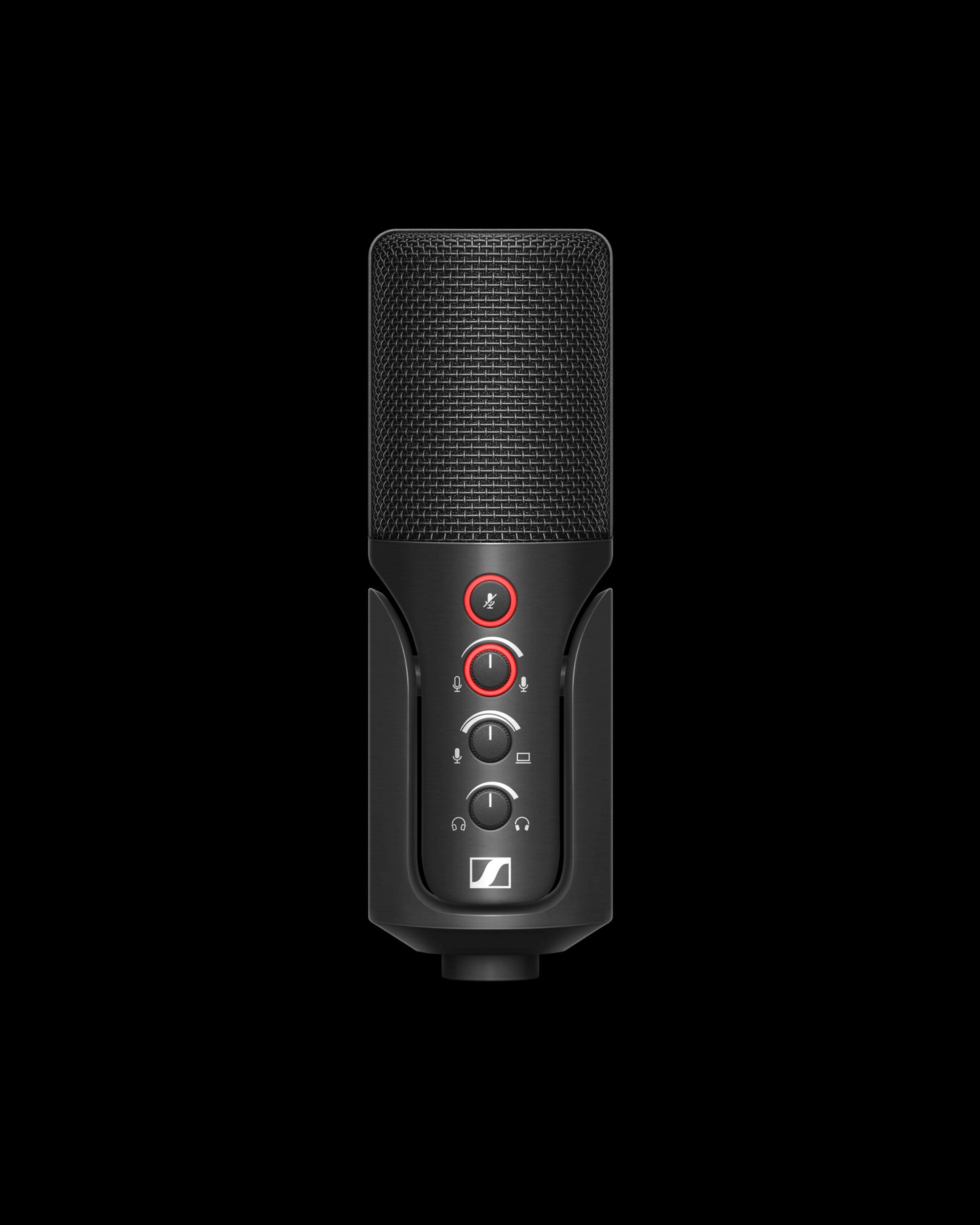 Sennheiser Profile Streaming Set featuring a USB microphone with a 3-meter USB-C cable, boom arm, and pouch