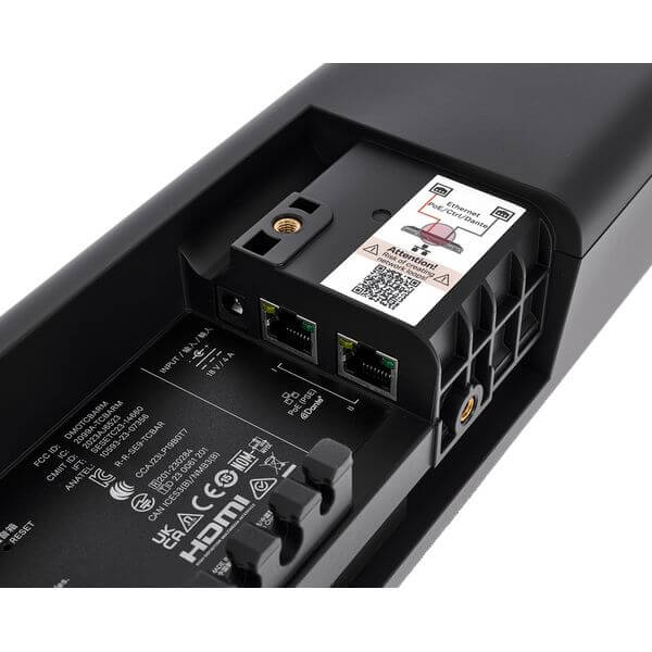 Sennheiser TeamConnect Bar M EU, an all-in-one USB video bar designed for mid-sized meeting rooms.