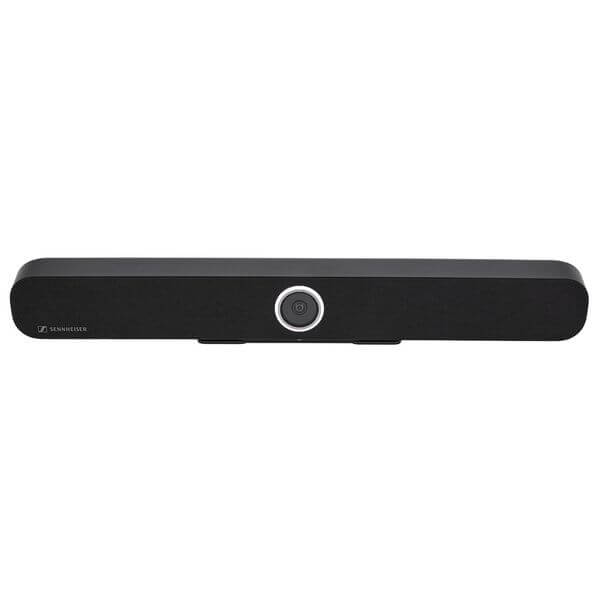 Sennheiser TeamConnect Bar M EU, an all-in-one USB video bar designed for mid-sized meeting rooms.