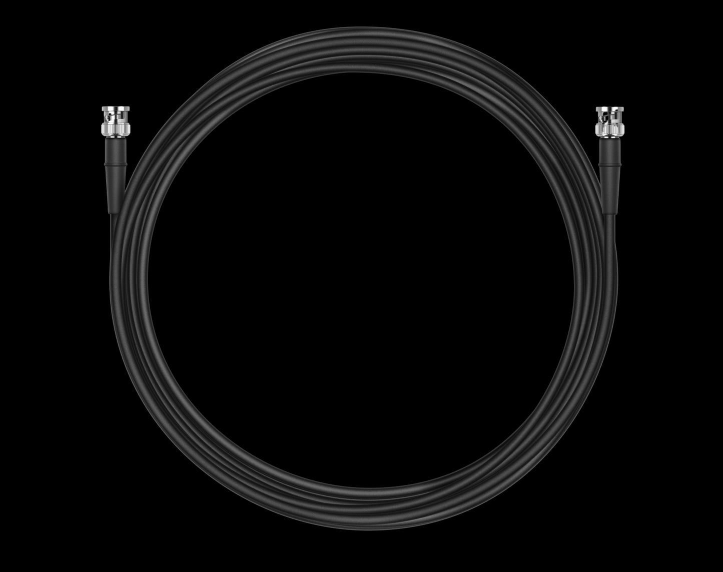 Image of the Sennheiser GZL RG 8X Low Damping Coaxial Cable, 10 meters long, with BNC Connector