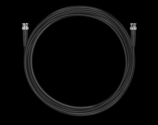 Image of the Sennheiser GZL RG 8X Low Damping Coaxial Cable, 10 meters long, with BNC Connector