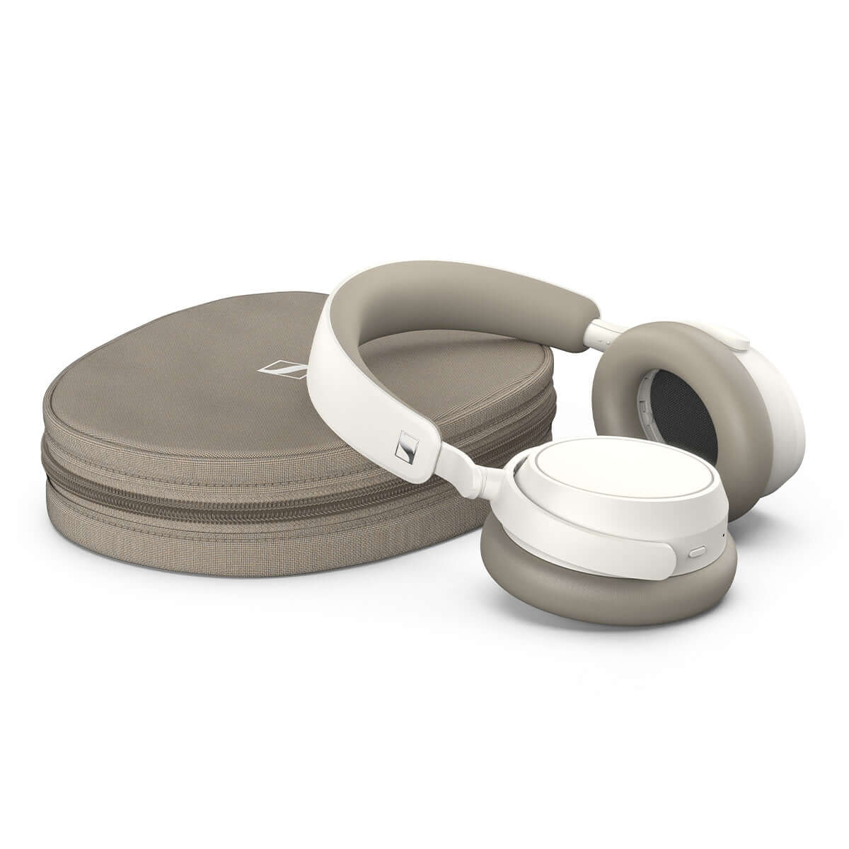 Sennheiser ACCENTUM Plus Wireless Noise-Cancelling Over-Ear Headphones in white color.