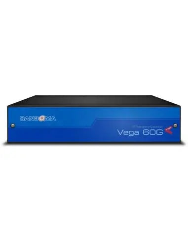 Sangoma Vega 60 - 8 FXS Analog Gateway for VoIP, connecting VoIP and PSTN networks with internet cabling.