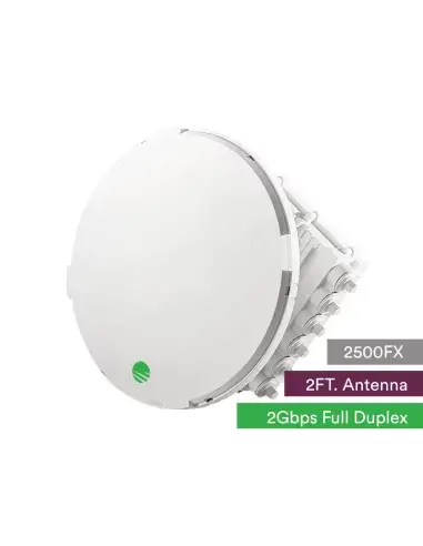 Siklu E-Band 80GHz PTP Link antenna designed for high-speed 2Gbps connections, featuring a compact 2ft size.