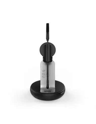 Snom A170 Wireless DECT Headset featuring noise cancelling technology, designed for comfortable over-the-ear wear.