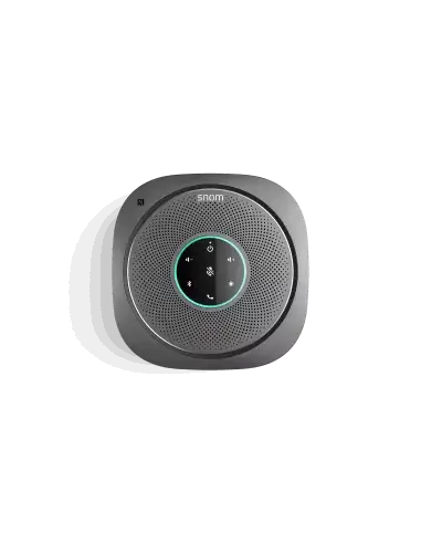 Snom C300 Conference Speaker designed for personal use, showcasing its compact design and features.