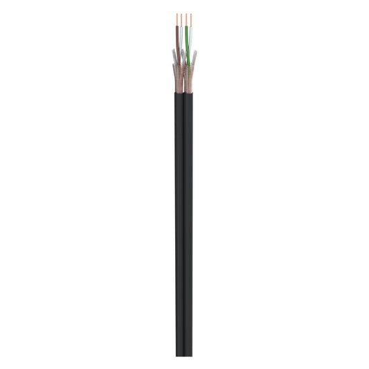 Sommer Cable SC-Peacock MKII Patch and Microphone Cable in black, featuring DMX 2 x 0.22 mm² and S-PVC insulation.