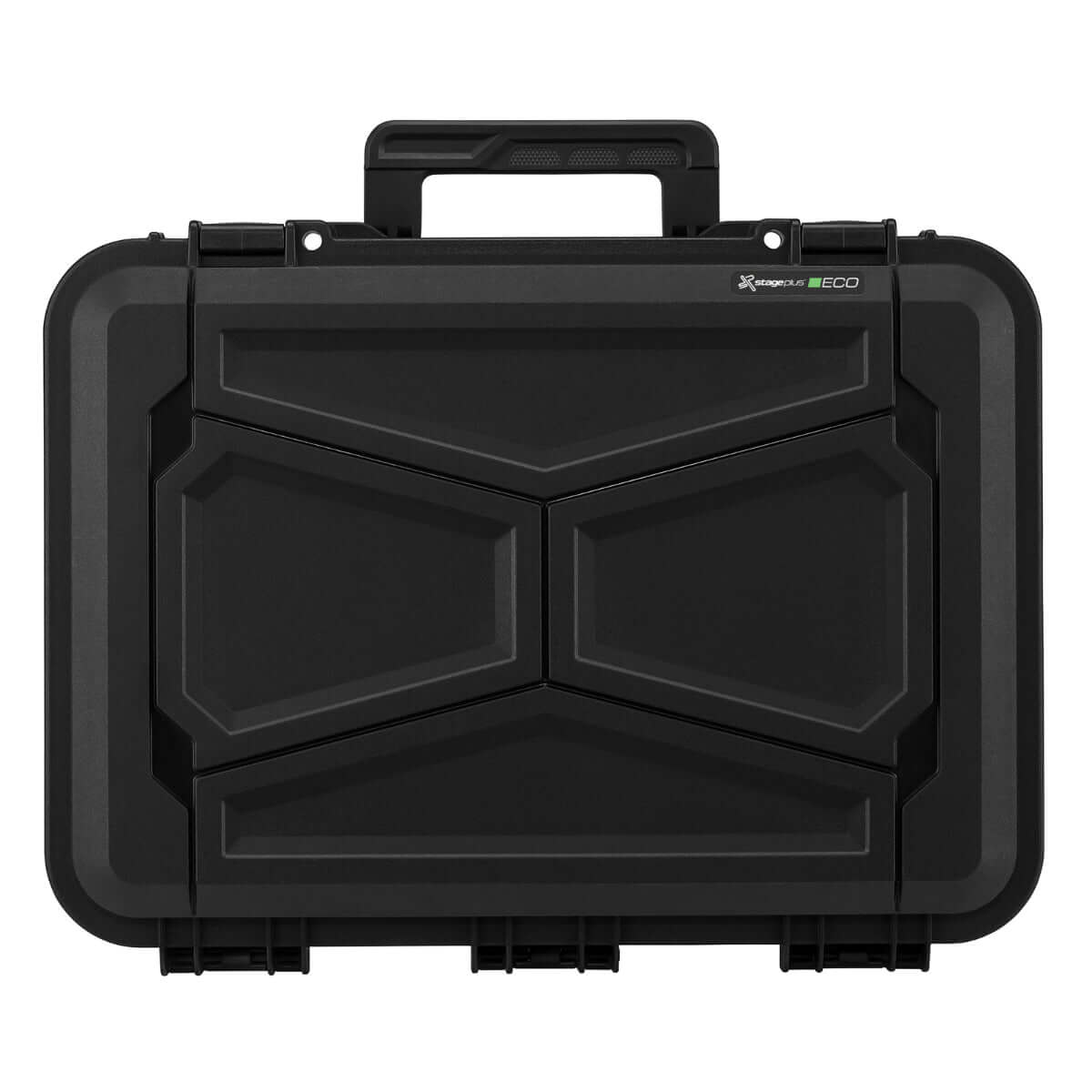 SP ECO 60S Black Carry Case with Cubed Foam, dimensions L415xW280xH125mm, eco-friendly and water resistant.