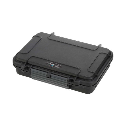 SP PRO 002FLY Black Waterproof Organiser Box featuring two Micro-Slit EVA foams, ideal for organizing and protecting small items.
