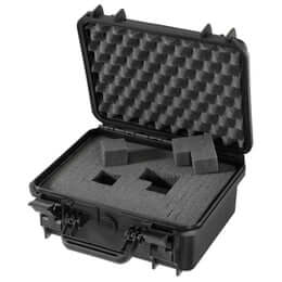 SP PRO 300S Black Carry Case with Cubed Foam, IP67 Certified and Impact Resistant, dimensions L300xW225xH132mm.