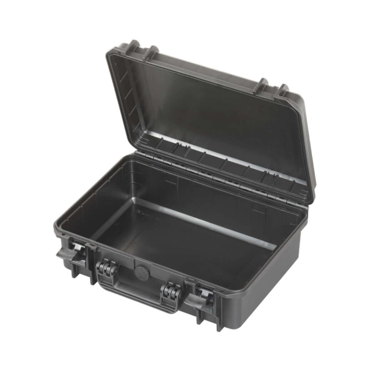 SP PRO 430S Black Carry Case with cubed foam interior, IP67 certified, dimensions L426xW290xH159mm